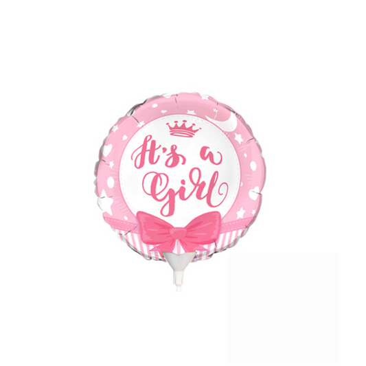 Foil Balloon Baby Girl 9''/22cm