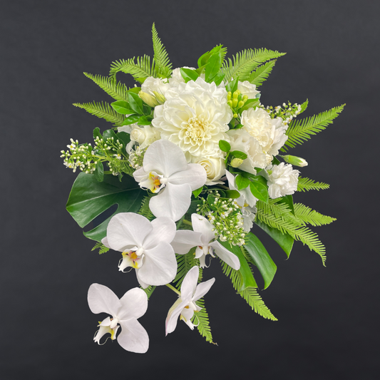 Wedding bouquet With Phalaenopsis Orchid White