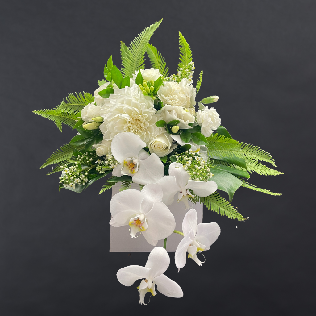 Wedding bouquet With Phalaenopsis Orchid White