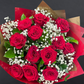 Elegant Columbia Roses Collection- RED - 12 STEMS