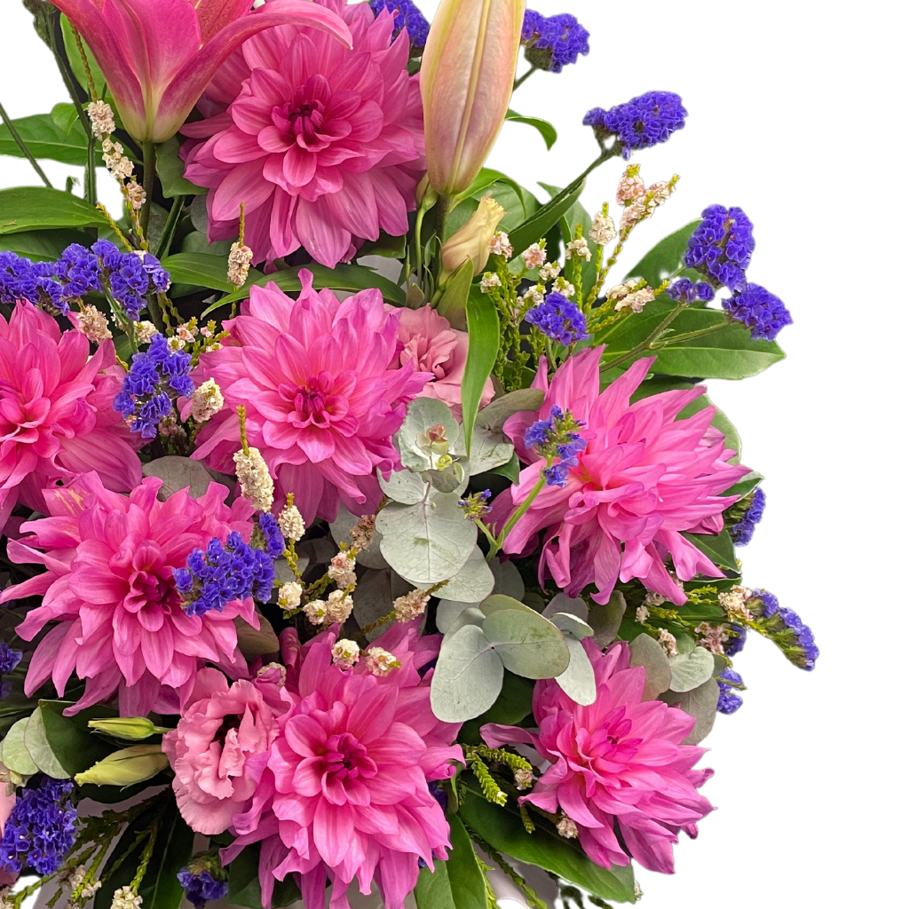Dahlia Delight Arrangement - Hot Pink