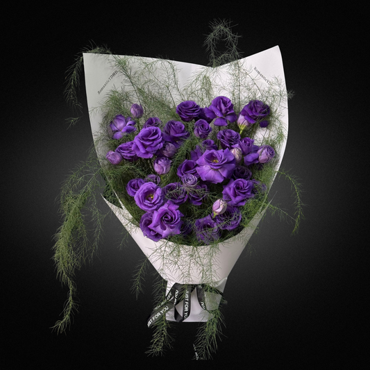 Lisianthus - Lilac & Purple - Vase Included | FLOWER SHED Brisbane