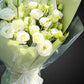 White & Cream Lisianthus - Vase Included - Exquisite Fresh Flowers by FLOWER SHED Brisbane