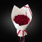 Classic True Red Rose - Vase Included - FLOWER SHED Brisbane