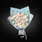 Mixed Pastels Rose, Carnation & Stock Bouquet - Vase Included by FLOWER SHED Brisbane