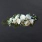 Shoulder Corsage With White Premium mini Roses + Gypsophila + Greenery