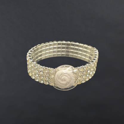 Corsage With Pink Premium Mini Roses + Filler + Greenery + Gold