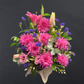 Dahlia Delight Arrangement - Hot Pink