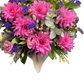 Dahlia Delight Arrangement - Hot Pink