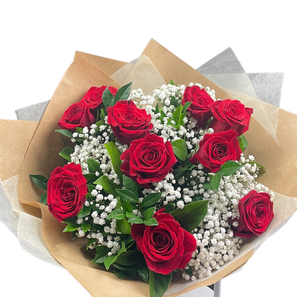Columbia Red Roses Elegant Columbia Roses Collection- RED - 10 STEMS – Flower Shed